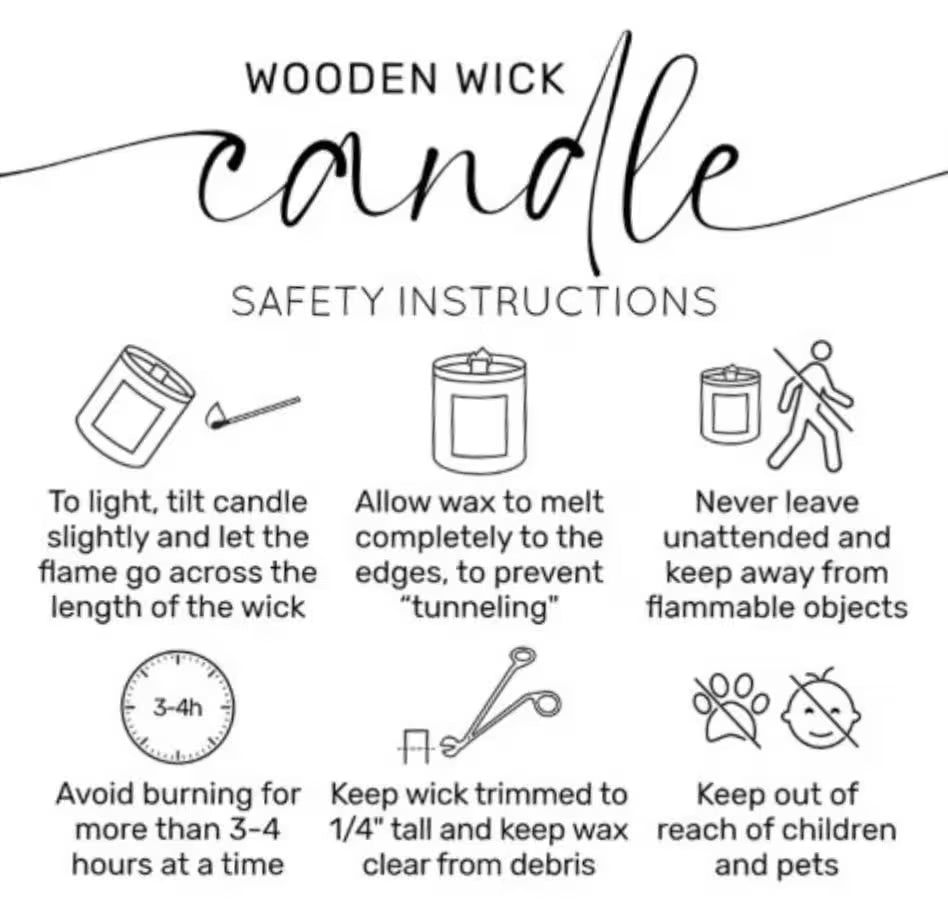 Crackling Woodwick Candle, Natural Soy Wax Candle, Wood Wick Candle, Soy Candle, Essential Oil Candle, Hand Poured Candle, Fall Candle
