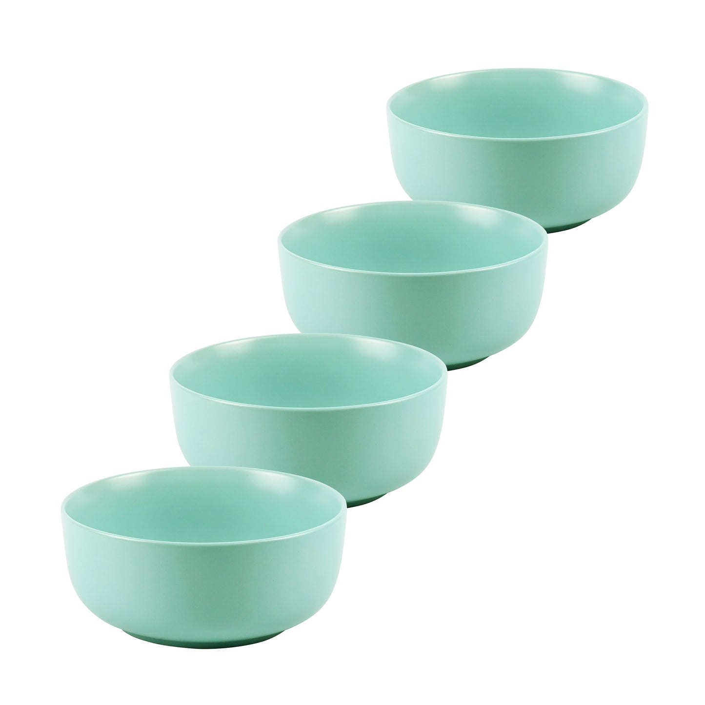 Alessandra Mint 12-Piece Stoneware Dinnerware Set