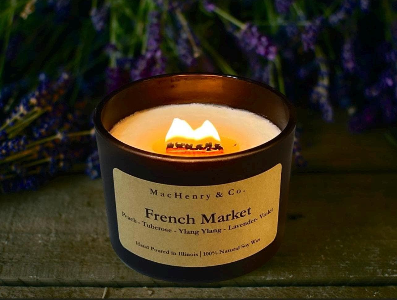 Crackling Woodwick Candle, Natural Soy Wax Candle, Wood Wick Candle, Soy Candle, Essential Oil Candle, Hand Poured Candle, Fall Candle