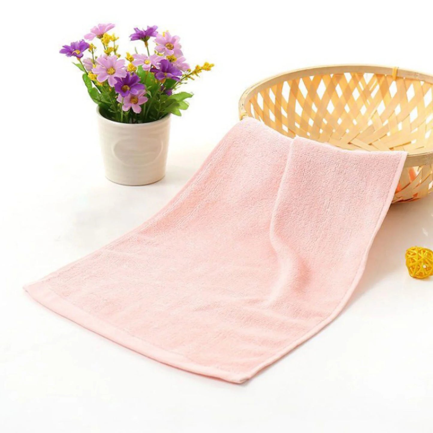 Microfiber Bath Towels, Quick Dry Towels for Bathroom, Extra Large Microfiber Hair Towel, Large Size Bath Towels, Bed Bath and beyond Towels (Pink)