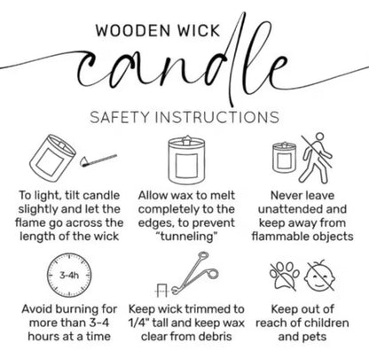 Crackling Woodwick Candle, Natural Soy Wax Candle, Wood Wick Candle, Soy Candle, Essential Oil Candle, Hand Poured Candle, Fall Candle